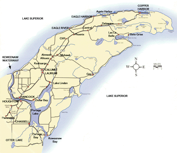 Copper Harbor Mi Map - Shari Demetria